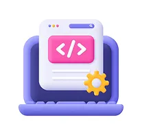React JS development service overview illustration