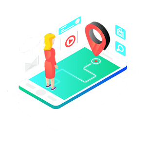 Web application content management system animation