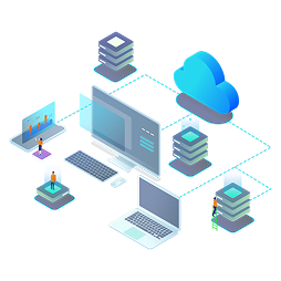 E-commerce development service overview illustration