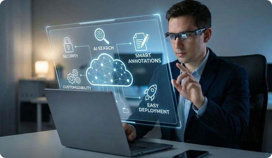 EDMS software overview illustration