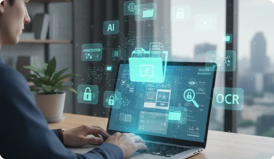 EDMS development approach visualization
