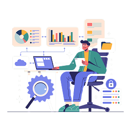 Web application content management system animation