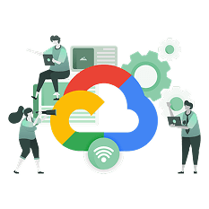 E-commerce development service overview illustration