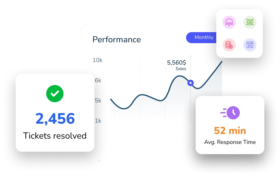 IT Support & Maintenance Services banner mockup