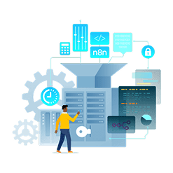 n8n workflow automation visualization