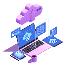 E-commerce development service overview illustration