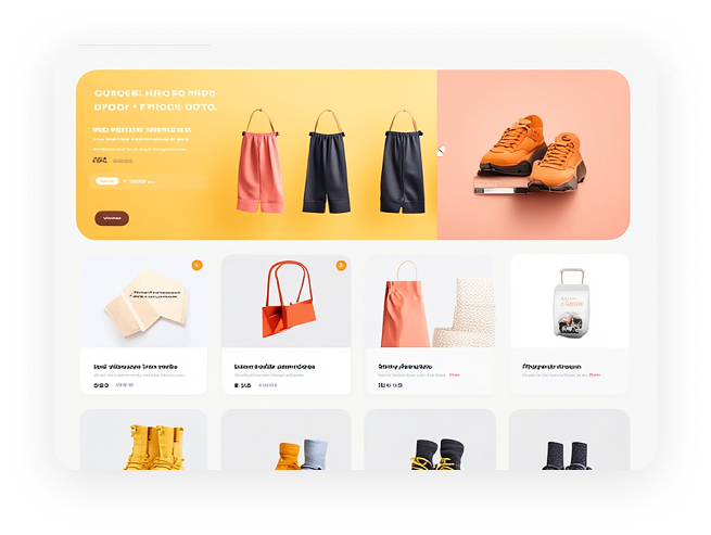 Saleor development services banner mockup