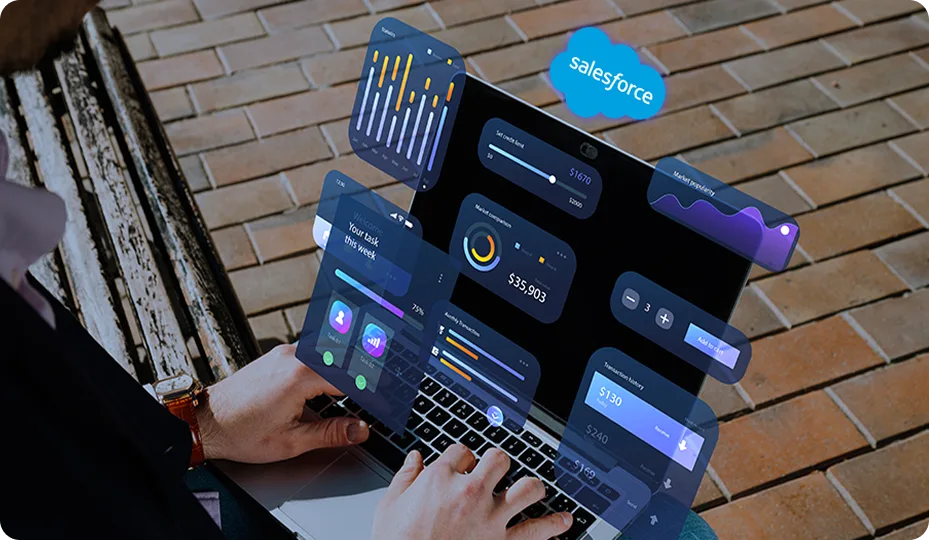 Salesforce consulting service overview illustration