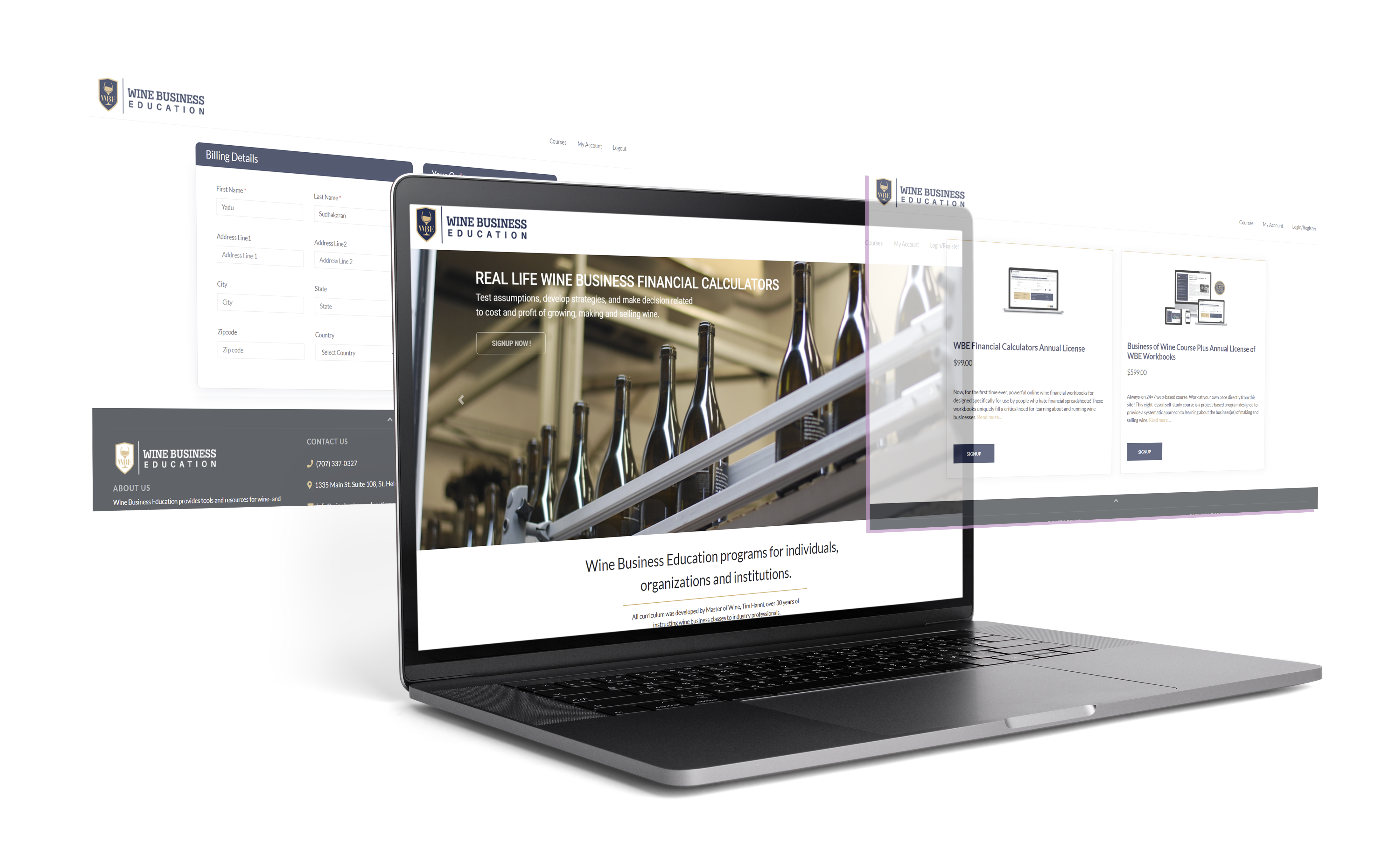 wine business education case study